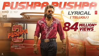 Poster Pushpa Pushpa Lyrics – Pushpa 2 The Rule (Telugu)