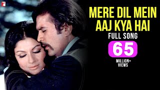 Poster mere dil mein aaj kya hai lyrics – kishore kumar