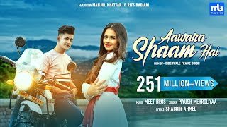 Poster aawara shaam hai lyrics – meet bros, piyush mehroliyaa