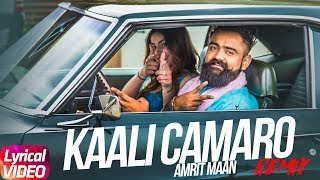 Poster kaali camaro remix lyrics – amrit maan