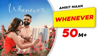 Poster Whenever Lyrics – Amrit Maan