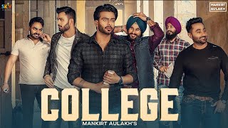 Poster college lyrics – mankirt aulakh