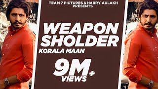 Poster weapon shoulder lyrics – korala maan