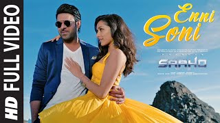 Poster enni soni lyrics – saaho | guru randhawa