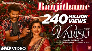Poster Ranjithame Lyrics – Varisu | Thalapathy Vijay